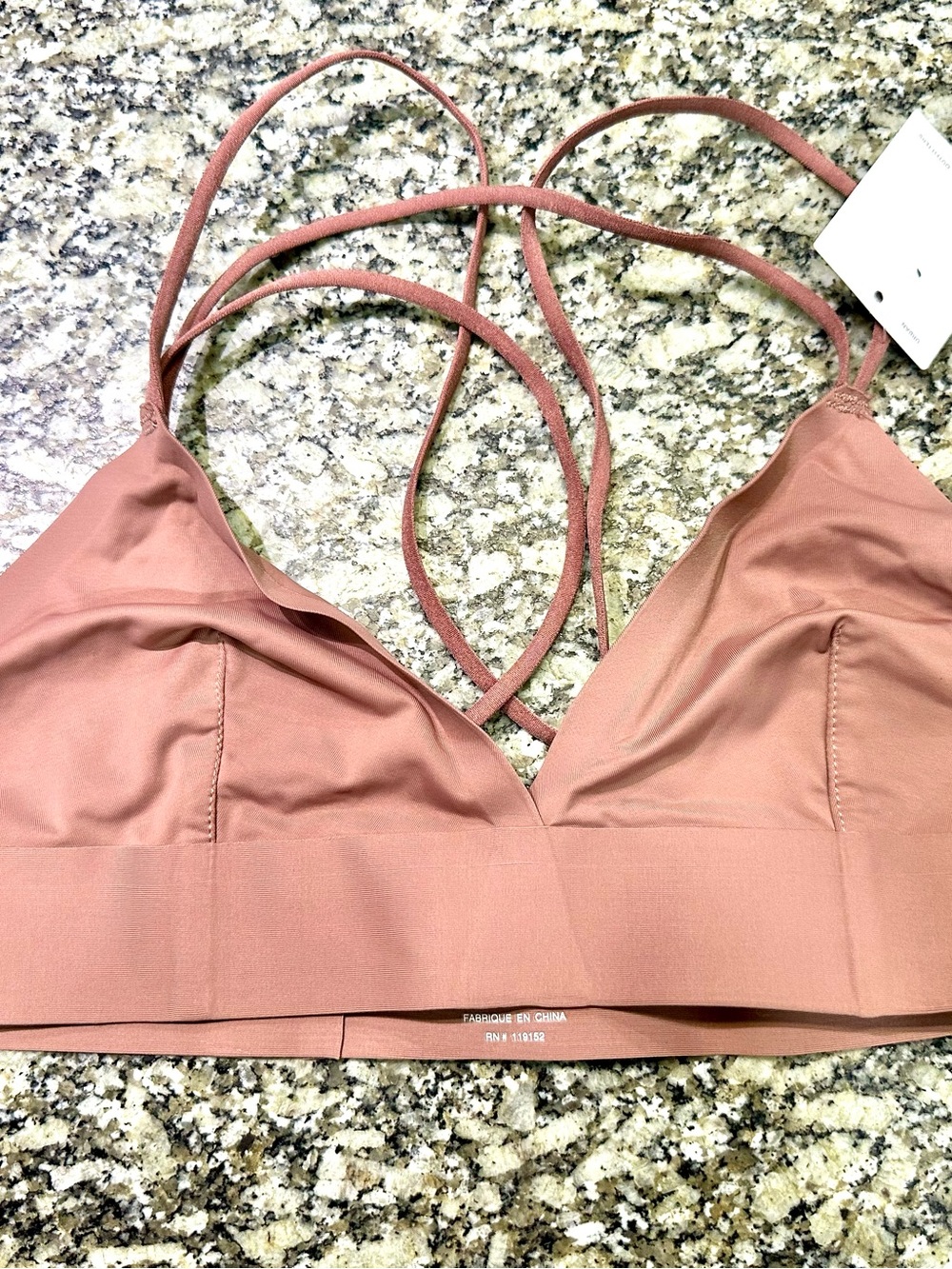 Urban Outfitters Rose Dust Double-Strap Bralette Medium - Picture 5 of 8